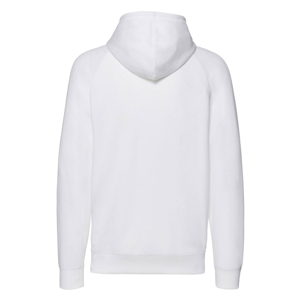 Russell Men's White HD Zip Hooded Sweatshirt