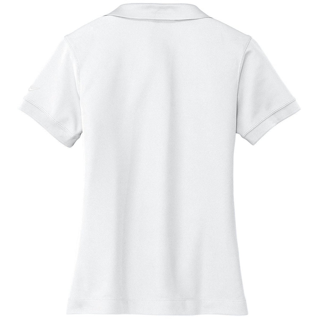 Nike Women's White Dri-FIT S/S Classic Polo