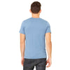 Bella + Canvas Unisex Steel Blue Jersey Short-Sleeve T-Shirt