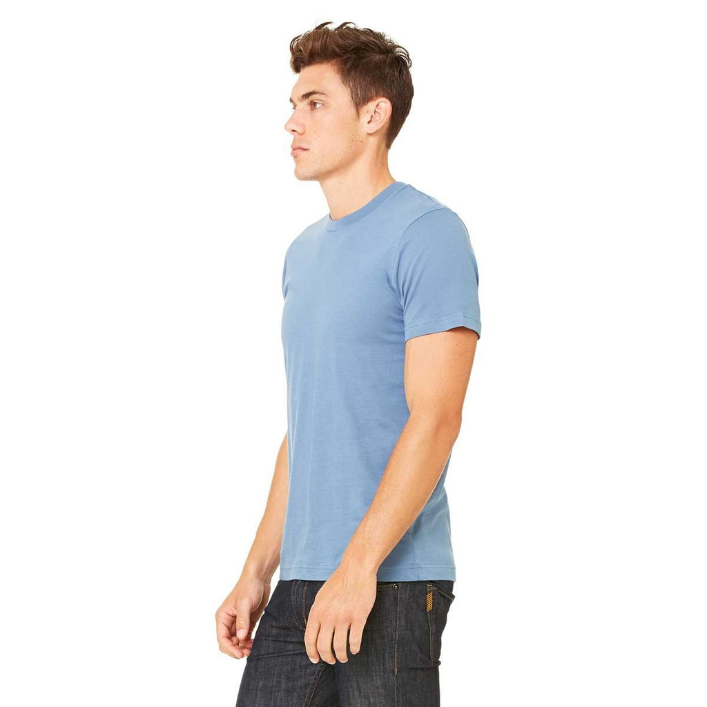 Bella + Canvas Unisex Steel Blue Jersey Short-Sleeve T-Shirt