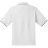 Nike Men's White Dri-FIT S/S Classic Tipped Polo