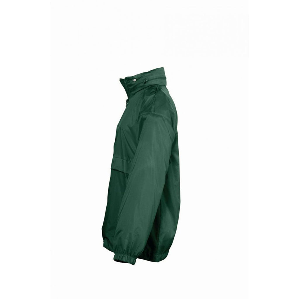 SOL'S Youth Forest Green Surf Windbreaker Jacket