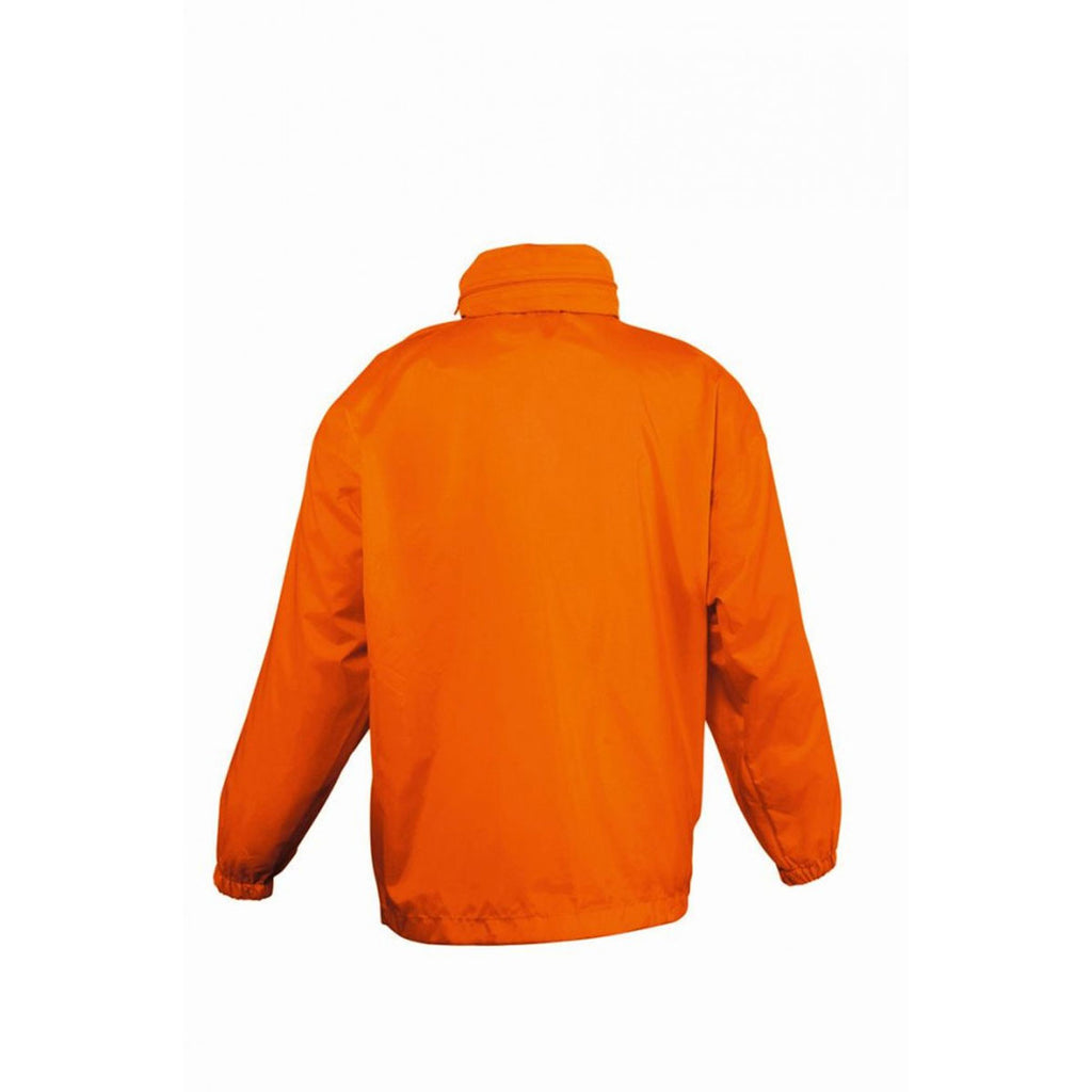 SOL'S Youth Orange Surf Windbreaker Jacket