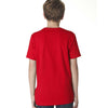 Next Level Boy's Red Premium Short-Sleeve Crew Tee