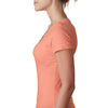 Next Level Women's Light Orange Sporty V-Neck Tee