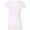 Next Level Women's White Sporty V-Neck Tee