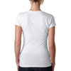 Next Level Women's White Sporty V-Neck Tee
