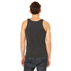 Bella + Canvas Unisex Charcoal-Black Triblend Jersey Tank