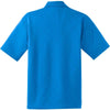 Nike Men's Blue Dri-FIT S/S Cross-Over Texture Polo