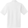 Nike Men's White Dri-FIT S/S Cross-Over Texture Polo