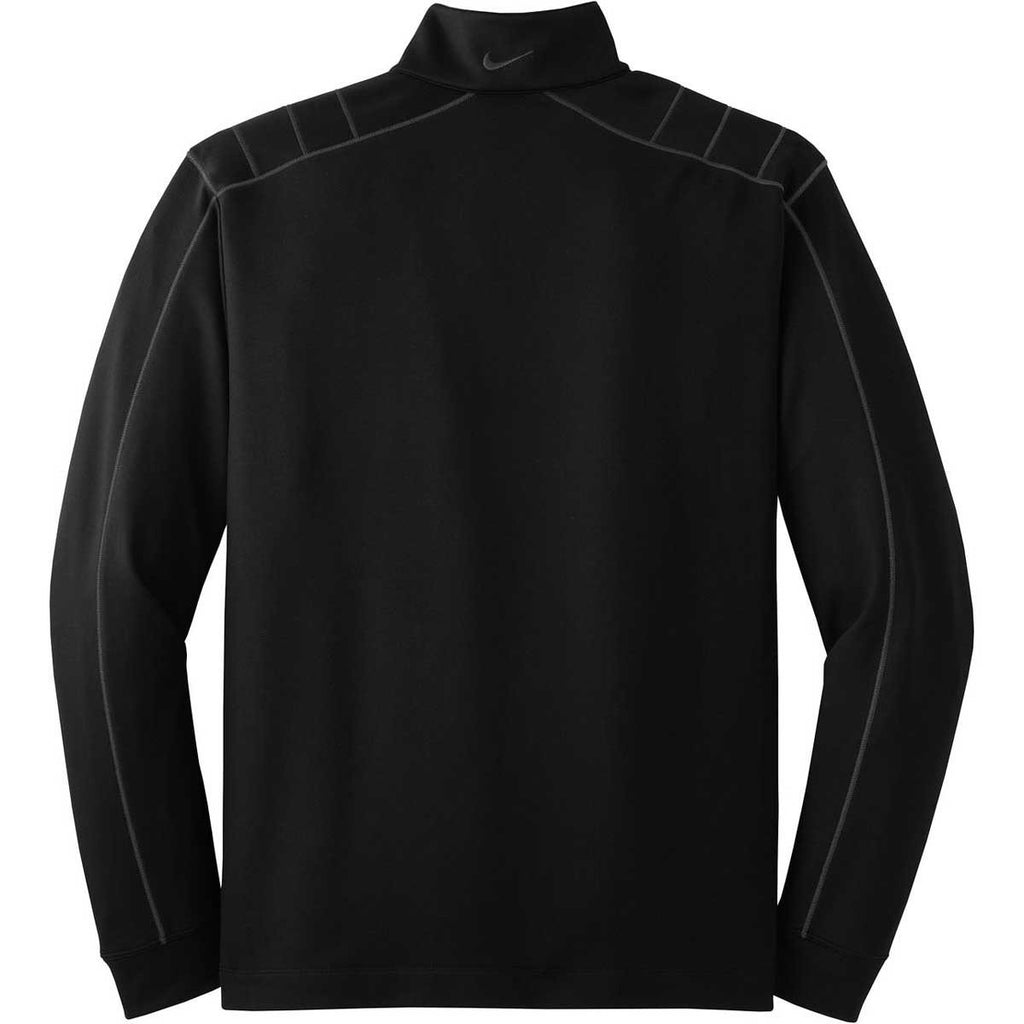 Nike Men's Black/Grey Dri-FIT L/S Quarter Zip