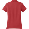 Nike Women's Red Sphere Dry S/S Diamond Polo