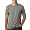 Next Level Men's Warm Gray Premium Fitted Short-Sleeve Crew