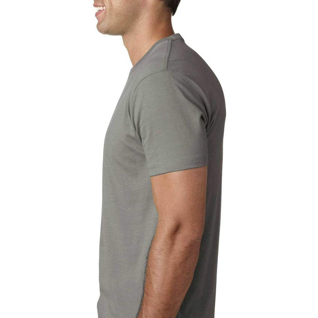 Next Level Men's Warm Gray Premium Fitted Short-Sleeve Crew
