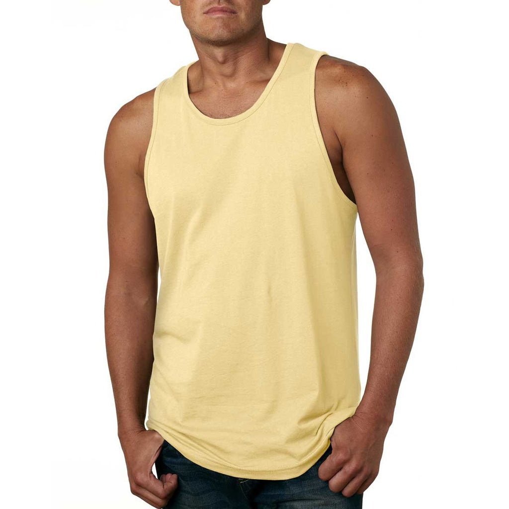 Next Level Men's Banana Cream Premium Jersey Tank