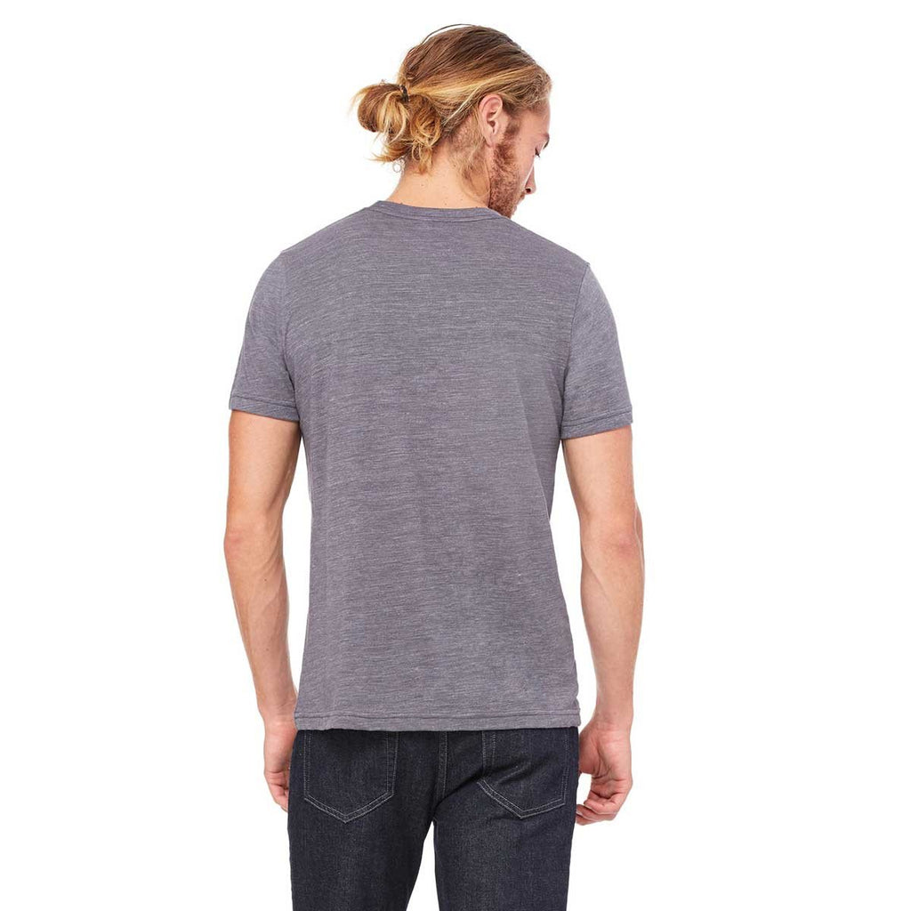 Bella + Canvas Unisex Asphalt Slub Poly-Cotton Short-Sleeve T-Shirt