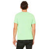 Bella + Canvas Unisex Neon Green Poly-Cotton Short-Sleeve T-Shirt