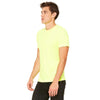 Bella + Canvas Unisex Neon Yellow Poly-Cotton Short-Sleeve T-Shirt