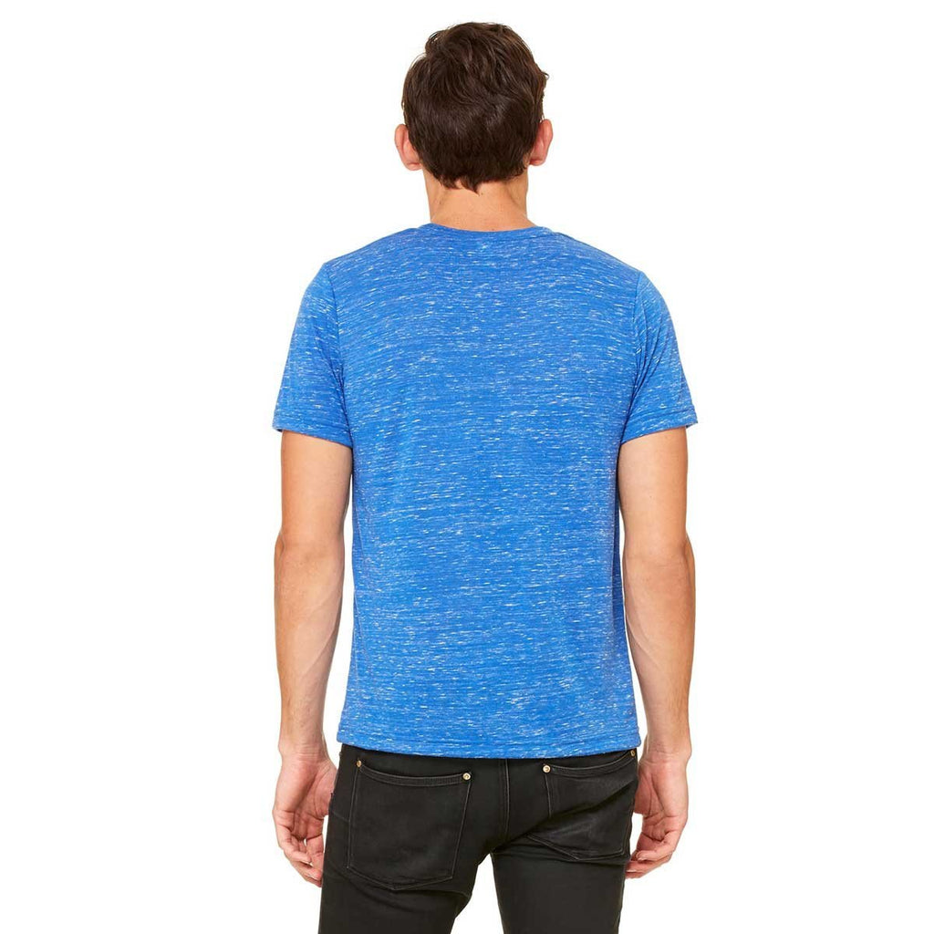 Bella + Canvas Unisex True Royal Marble Poly-Cotton Short-Sleeve T-Shirt