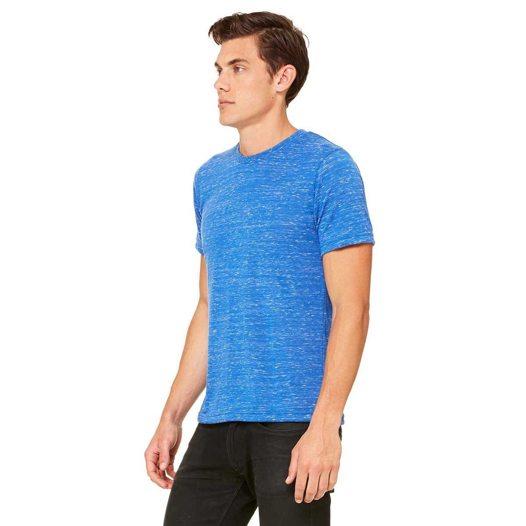 Bella + Canvas Unisex True Royal Marble Poly-Cotton Short-Sleeve T-Shirt