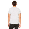 Bella + Canvas Unisex White Marble Poly-Cotton Short-Sleeve T-Shirt