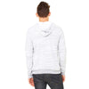 Bella + Canvas Unisex Light Grey Marble Full-Zip Hoodie