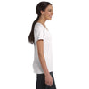 Anvil Women's White Ringspun Sheer Featherweight T-Shirt