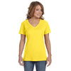 av123-anvil-women-yellow-t-shirt