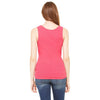 Bella + Canvas Women's Fuchsia 2x1 Rib Tank