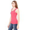 Bella + Canvas Women's Fuchsia 2x1 Rib Tank
