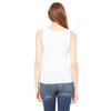 Bella + Canvas Women's White 2x1 Rib Tank