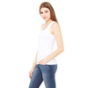 Bella + Canvas Women's White 2x1 Rib Tank