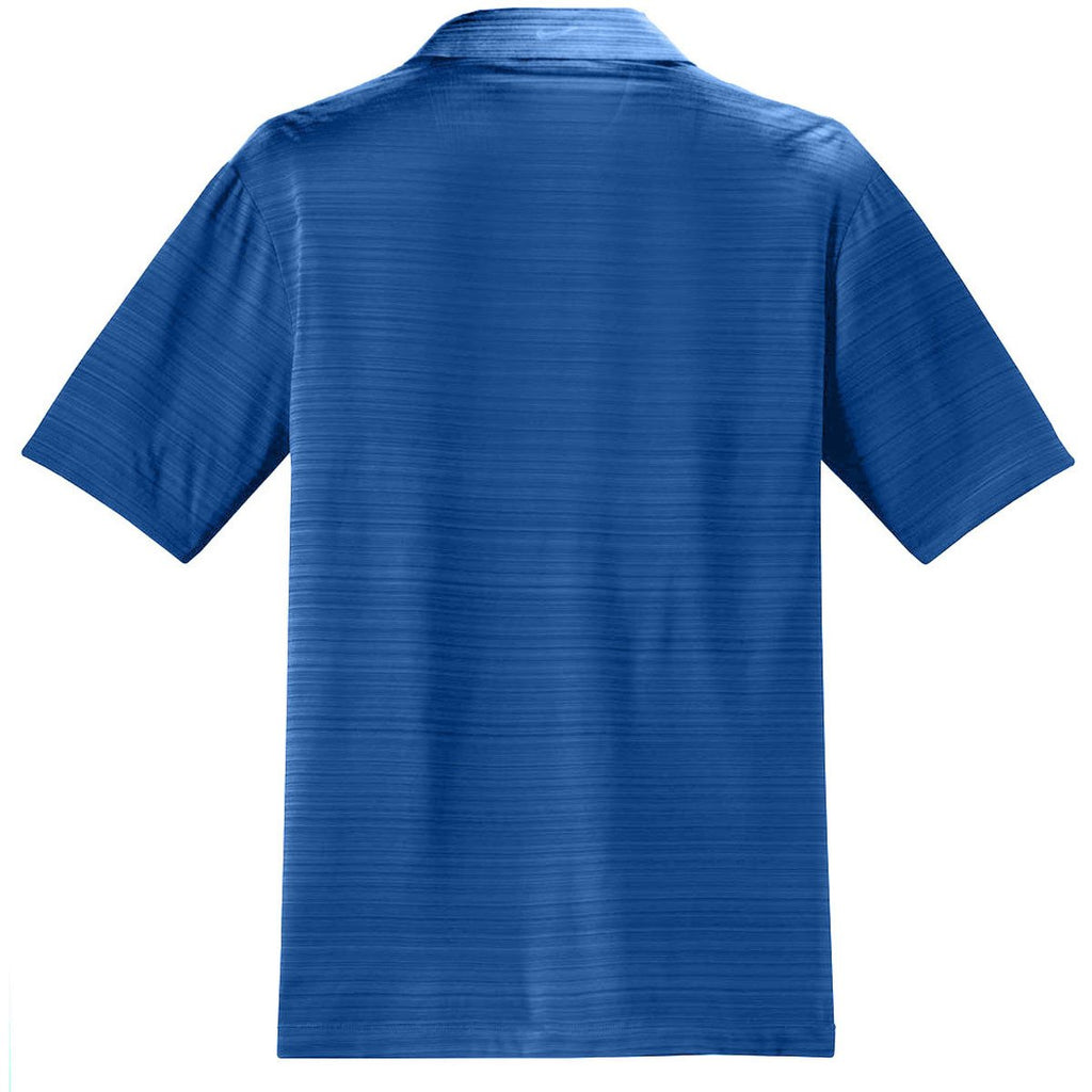 Nike Men's Royal Blue Elite Dri-FIT S/S Heather Polo