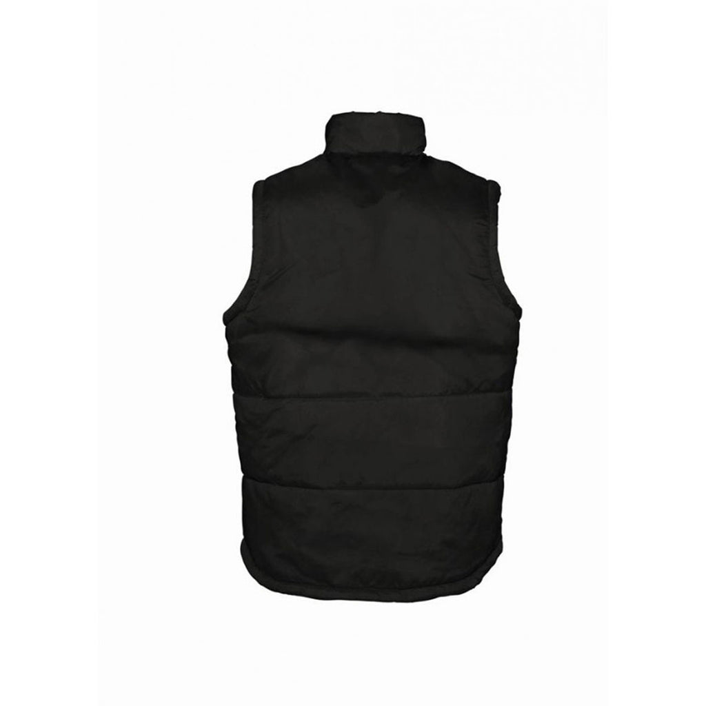 SOL'S Unisex Black Warm Bodywarmer
