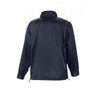 SOL'S Men's Navy Mistral Lined Windbreaker Jacket