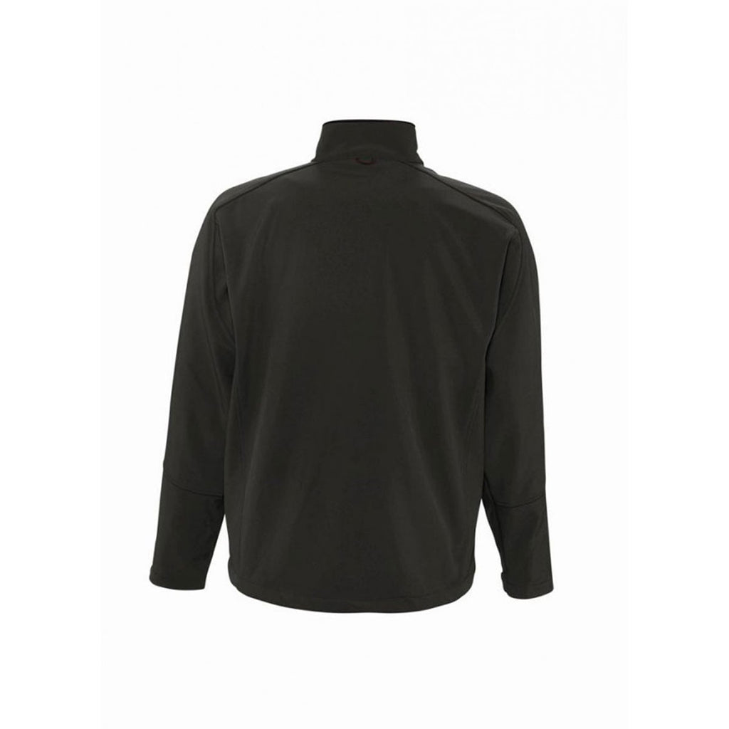 SOL'S Men's Charcoal Relax Soft Shell Jacket