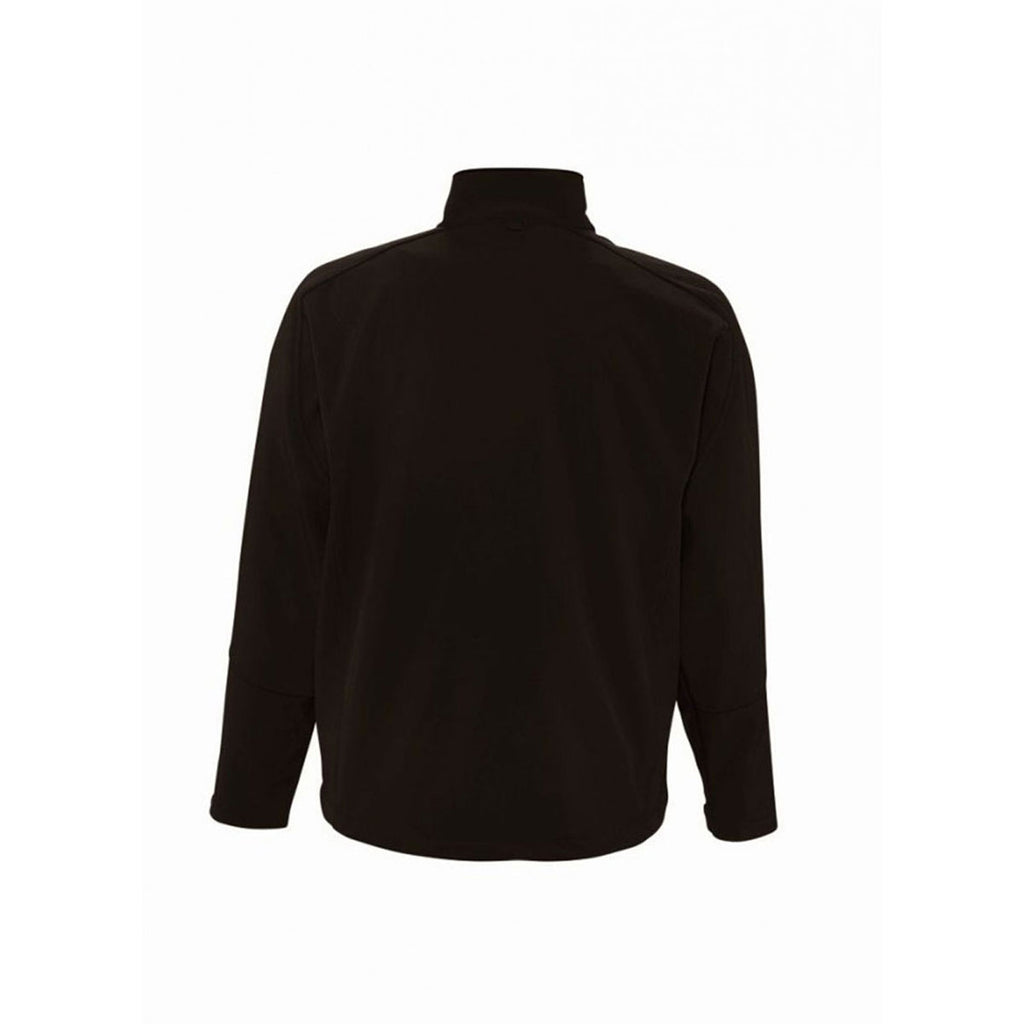 SOL'S Men's Dark Chocolate Relax Soft Shell Jacket