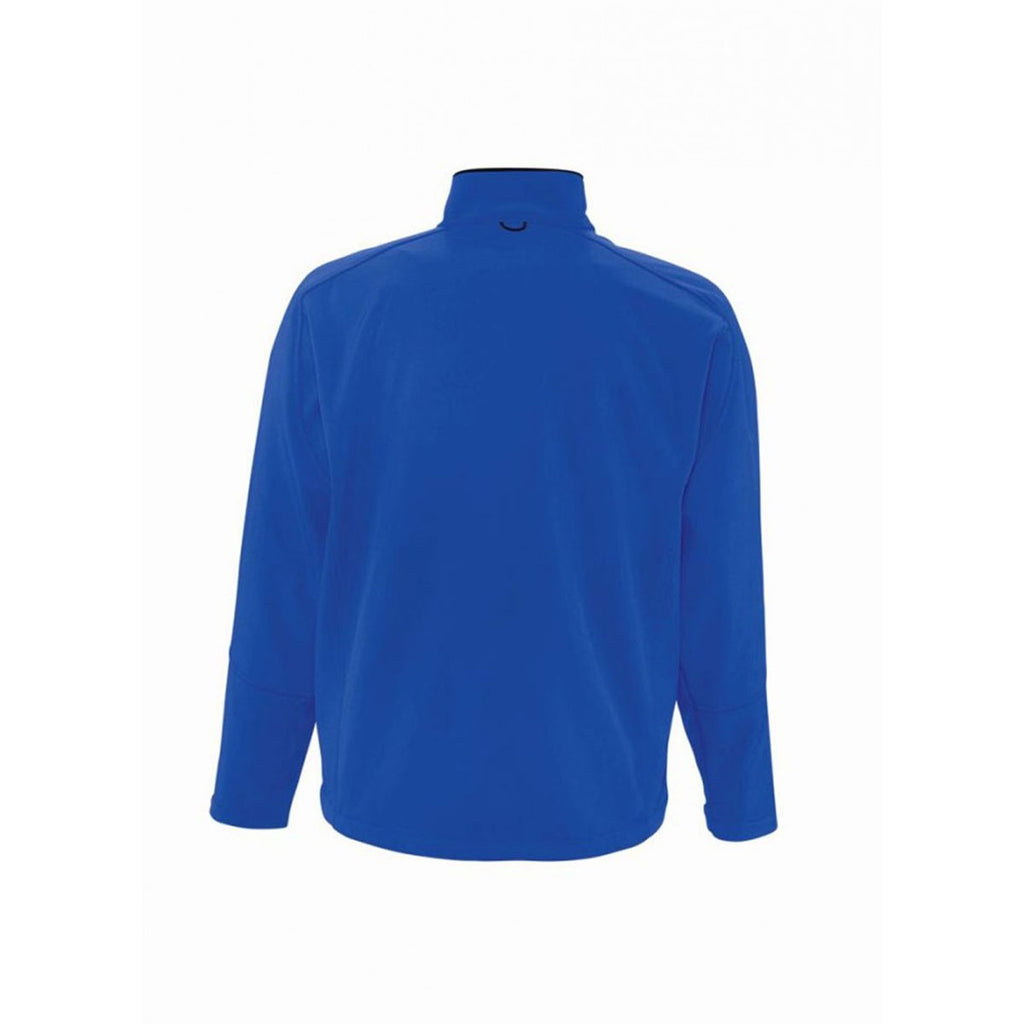 SOL'S Men's Royal Blue Relax Soft Shell Jacket