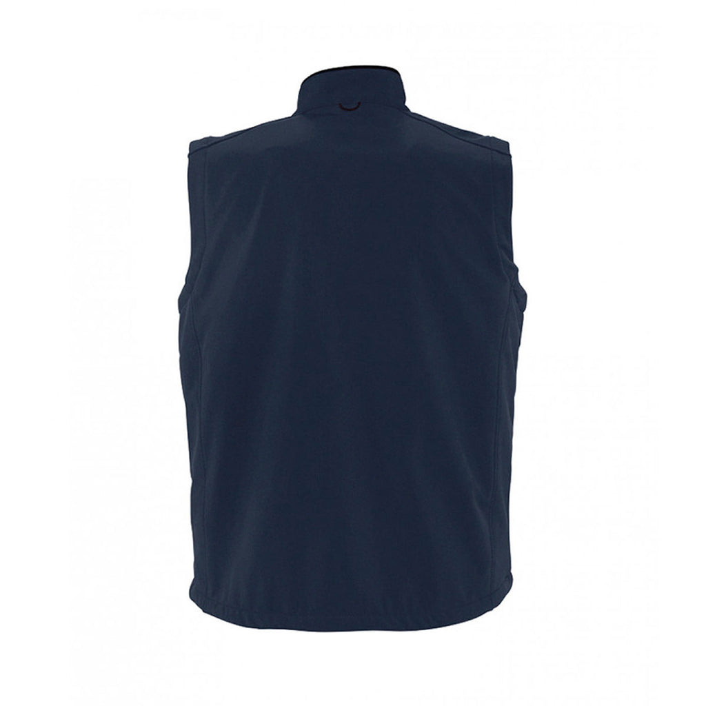SOL'S Men's French Navy Rallye Soft Shell Bodywarmer