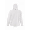 SOL'S Men's White Replay Hooded Soft Shell Jacket