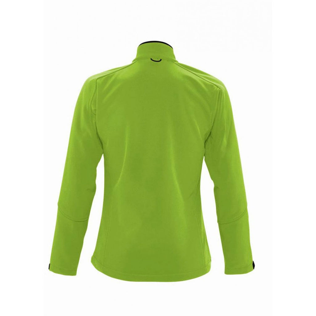 SOL'S Women's Absinthe Green Roxy Soft Shell Jacket