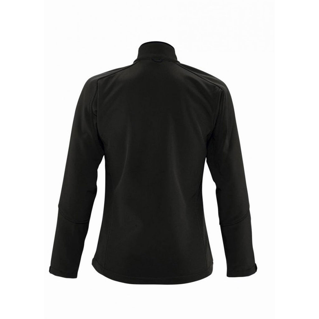 SOL'S Women's Black Roxy Soft Shell Jacket