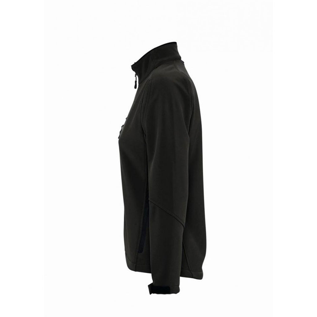 SOL'S Women's Black Roxy Soft Shell Jacket