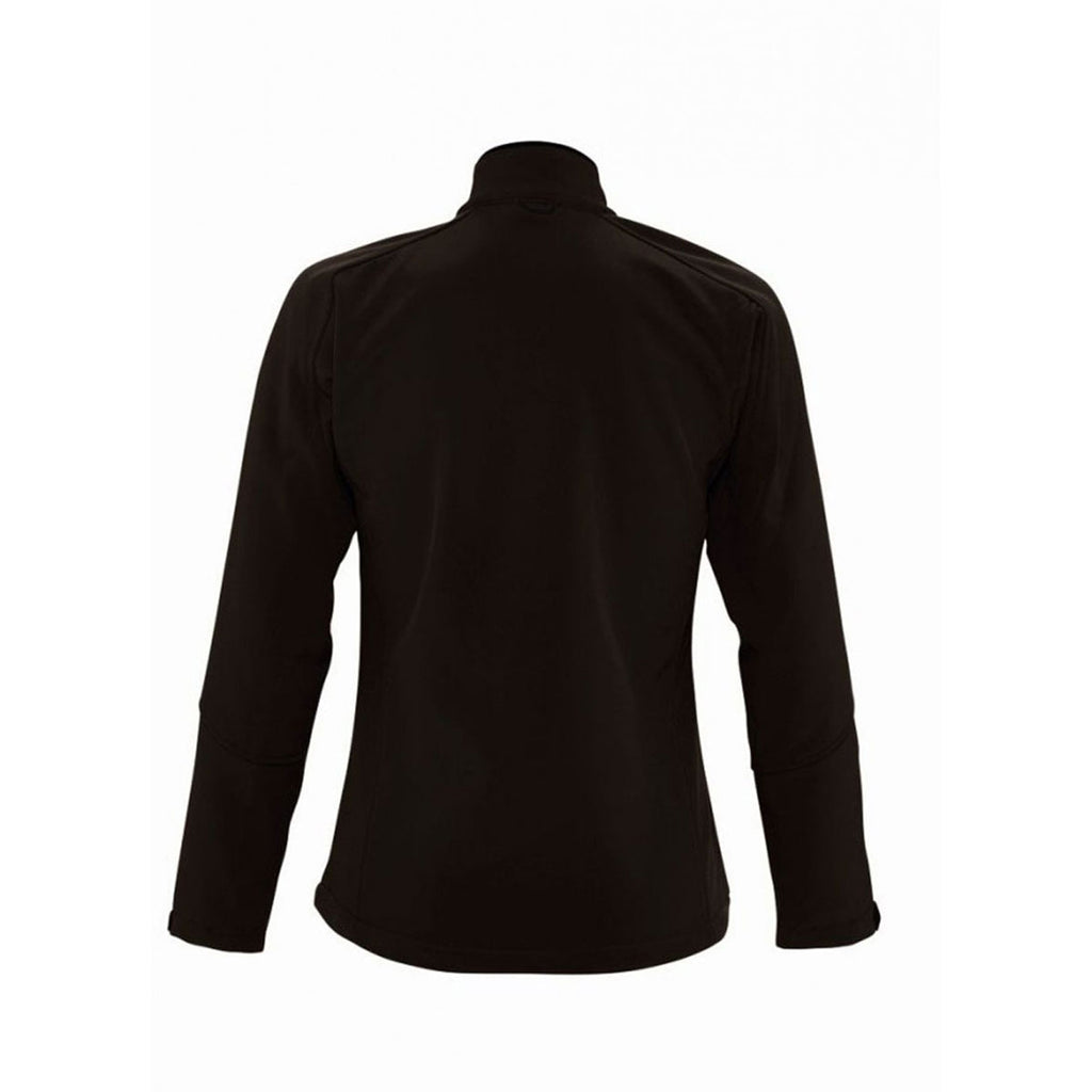 SOL'S Women's Dark Chocolate Roxy Soft Shell Jacket