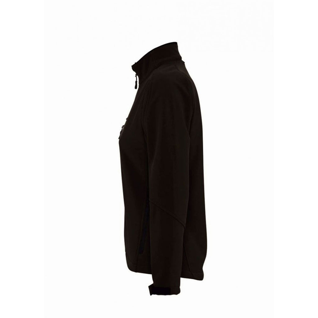 SOL'S Women's Dark Chocolate Roxy Soft Shell Jacket