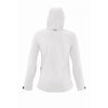 SOL'S Women's White Replay Hooded Soft Shell Jacket