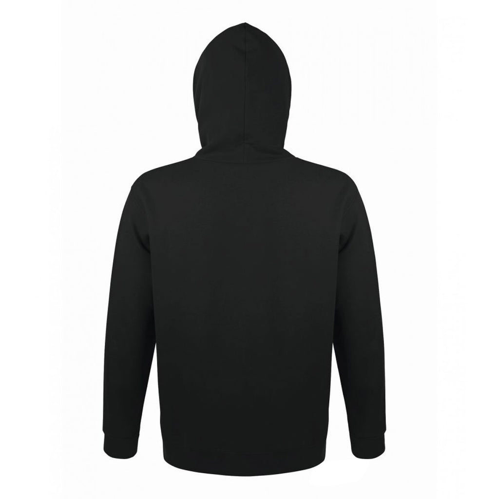 SOL'S Unisex Black Snake Hooded Sweatshirt