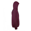 SOL'S Unisex Burgundy Snake Hooded Sweatshirt