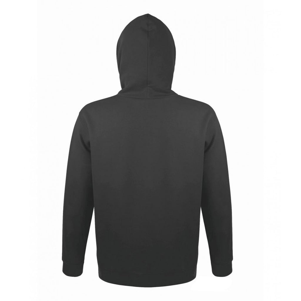 SOL'S Unisex Dark Grey Snake Hooded Sweatshirt