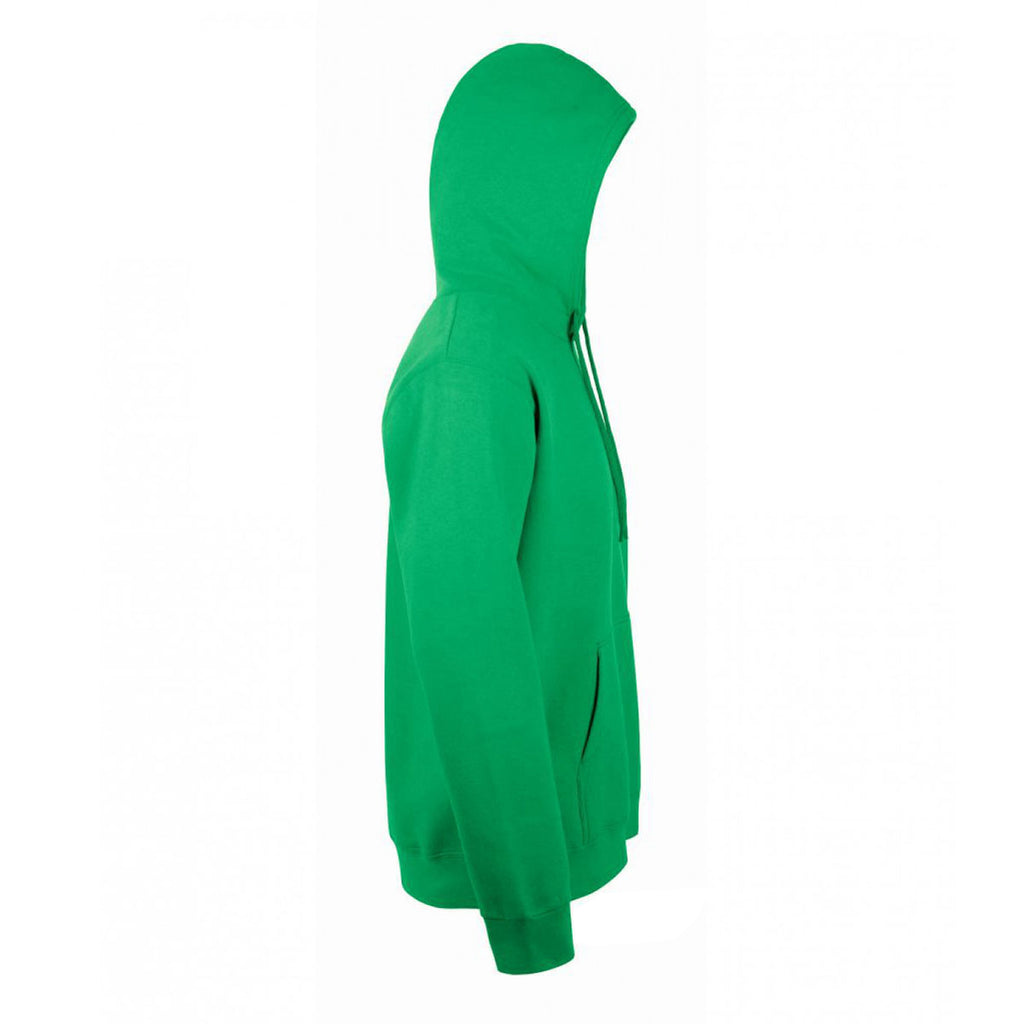 SOL'S Unisex Kelly Green Snake Hooded Sweatshirt